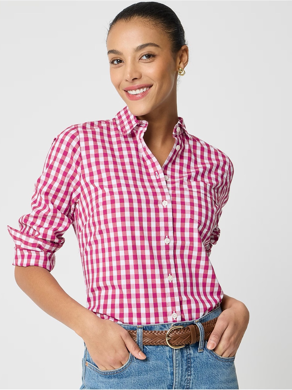 J. Crew Lightweight cotton shirt in signature fit, Medium